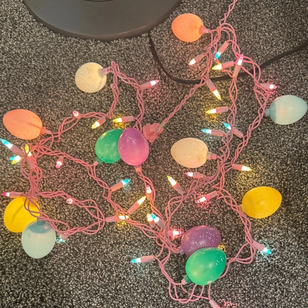 Colorful Easter Egg String Lights